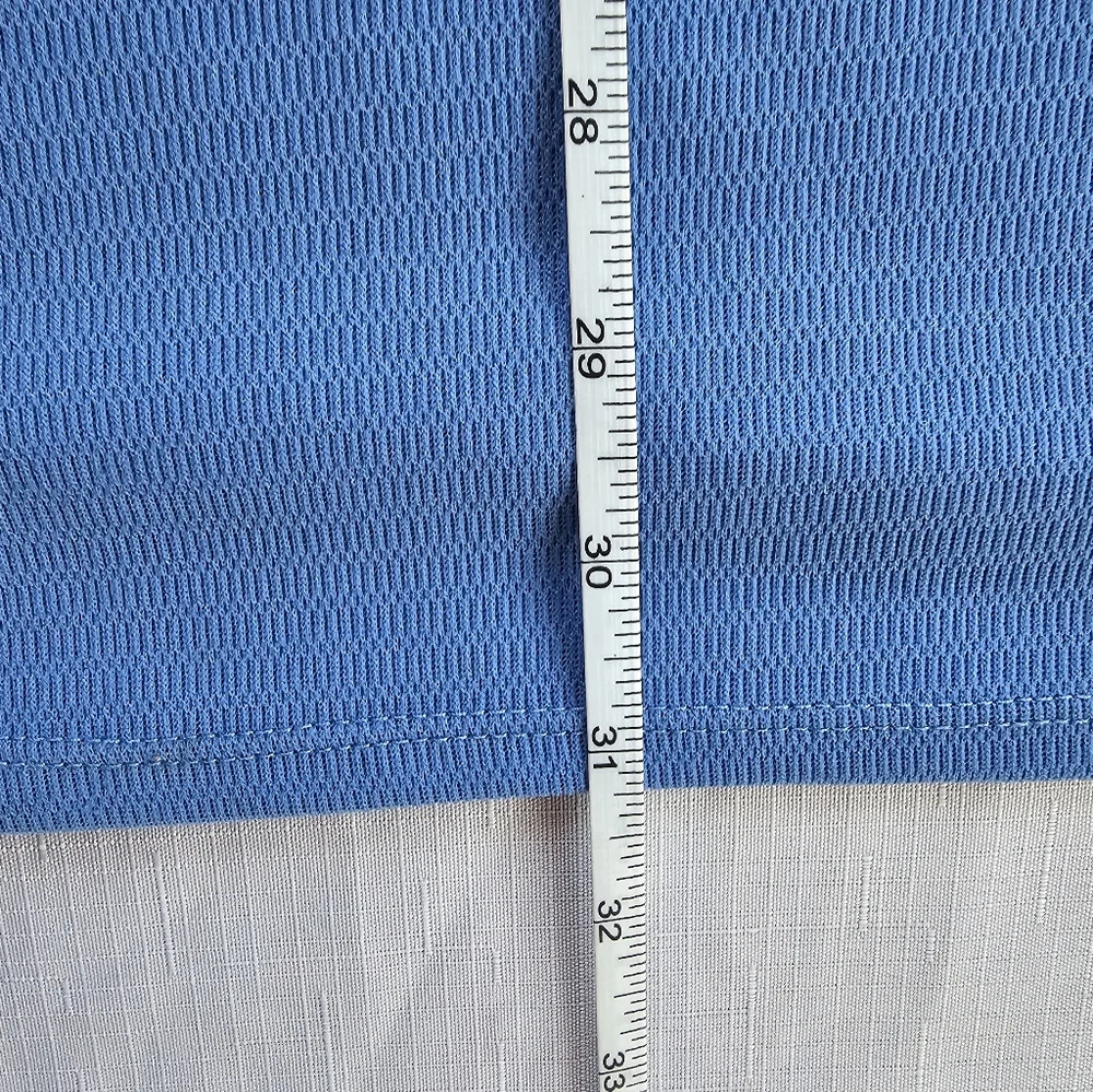 NFL Team Apparel Detroit Lions Mens 2XL Blue & Gray Long Sleeve Shirt Football - Picture 6 of 8